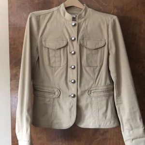 Michael Kors Cute kaki military style jacket!